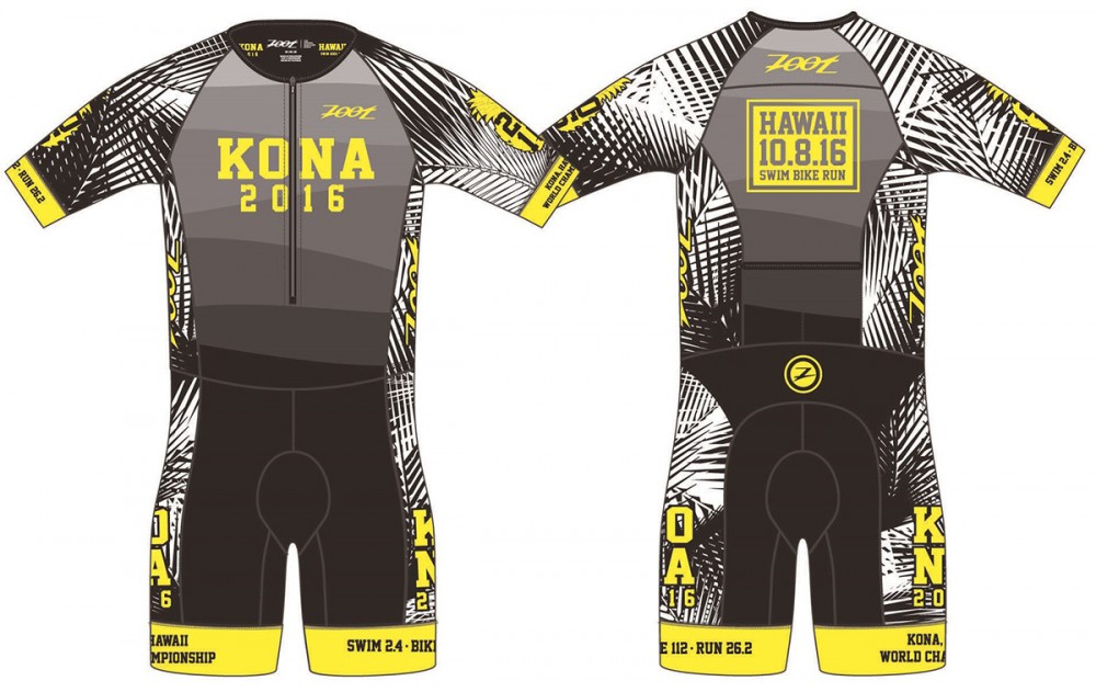 TRI KONA 世界盃 AERO 限定版連身鐵人服 (男) - 幻象黑