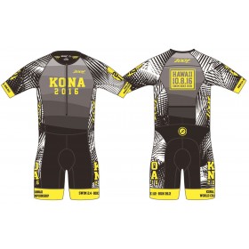 TRI KONA 世界盃 AERO 限定版連身鐵人服 (男) - 幻象黑