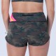 LTD RACESUITS 經典系列 -  RUN 寬腰頭超彈力3吋跑褲 - CALI CAMO (女)